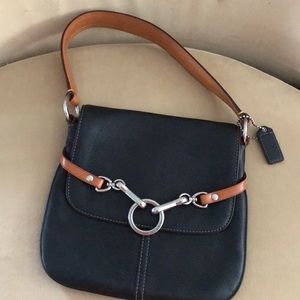 Genuine leather coach bag